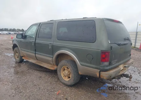 2002 Ford Excursion Limited z USA, uszkodzony, nr VIN 1FMNU43S42EB07522